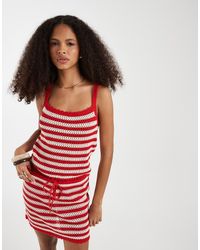 Gap - Cotton Crochet Cropped Tank Top - Lyst