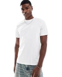 ASOS - Essentials Regular Fit T-shirt With Roll Sleeve - Lyst