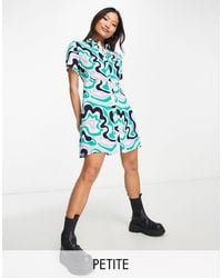 Pieces - Exclusive Mini Shirt Dress - Lyst