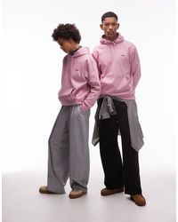 Vans - Felpa Con Cappuccio Vestibilità Classica Chiaro Con Logo A Sinistra Sul Petto - Lyst