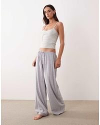 Cotton On - Cloud Soft Flannel Wide Leg Pyjama - Lyst