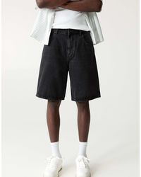 Pull&Bear - – baggy bermuda-jeansshorts - Lyst