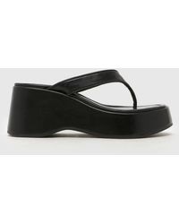 schuh - Tonio Flatform Toe Thong Sandal - Lyst