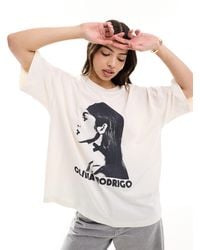 ASOS - Oversized T-shirt With Olivia Rodrigo Licence Graphic - Lyst