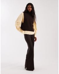 & Other Stories - Wool And Mohair Blend Mock Neck Knitted Vest With Side Tie Detail - Lyst