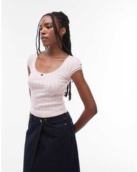 Tommy Hilfiger - T-Shirt Baby Traforata - Lyst