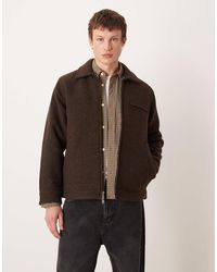 Abercrombie & Fitch - Mid Length Wool Blend Coat - Lyst
