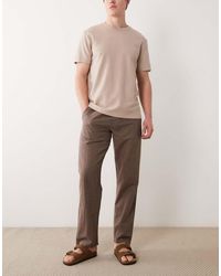 Jack & Jones - Linen Blend Trouser With Drawstring Waist - Lyst