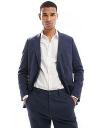 Jack & Jones - Premium Linen Mix Slim Fit Blazer - Lyst
