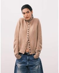 ASOS - Gilet d'ensemble ajusté d'épaisseur moyenne - camel - Lyst