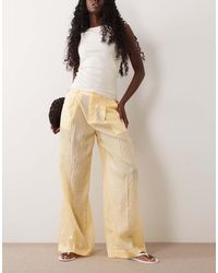 Mango - Straight Leg Tailored Trouser - Lyst