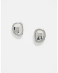 Reclaimed (vintage) - Molten Stud Earrings - Lyst