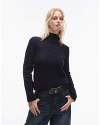 Mango - – hochgeschlossener strickpullover - Lyst