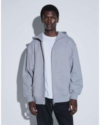 ASOS - Premium Heavyweight Oversized Zip Through Hoodie - Lyst