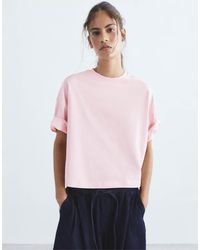 Pull&Bear - Boxy-Fit Short Sleeve T-Shirt - Lyst