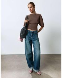 Pull&Bear - Modal Batwing Sleeve T-shirt - Lyst