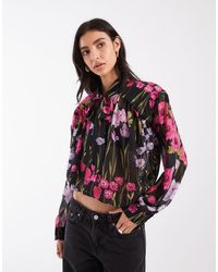 ASOS - Pussybow Blouse - Lyst