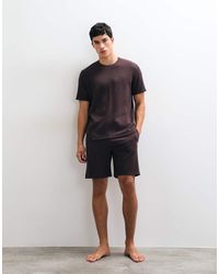 BOSS - Co-Ord Waffle Lounge Shorts - Lyst