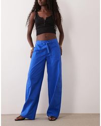 Lioness - Venice Tie Waist Pocket Detail Cargo Pants - Lyst