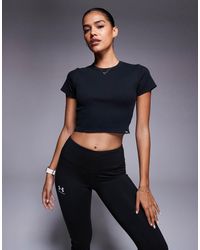 Under Armour - Rival Ribbed Baby Tee - Lyst