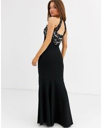 asos lipsy cowl neck maxi dress