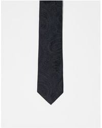 ASOS - Slim Tie With Paisley Print - Lyst