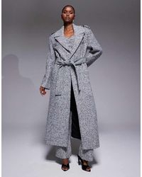 JLUXLABEL - Savannah Formal Belted Coat Co-ord - Lyst
