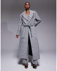 JLUXLABEL - Savannah Formal Belted Coat Co-ord - Lyst