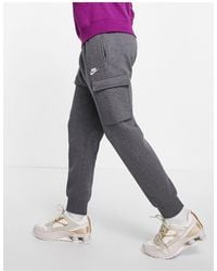 Nike - Club Fleece Cuffed Cargo Sweatpants - Lyst