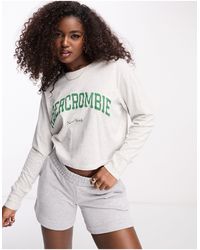Abercrombie & Fitch - – kurzes sweatshirt - Lyst
