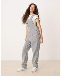 Dickies - – classic hickory – gestreifte jeans-latzhose - Lyst