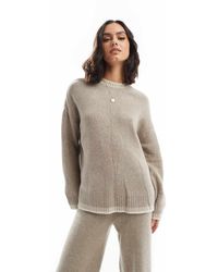 ONLY - Maglione Accollato Con Cuciture Sui Bordi - Lyst