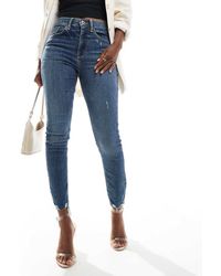 River Island - High Rise Skinny Jean - Lyst