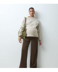 Mama.licious - Mamalicious Maternity Over The Bump Wide Leg Jersey Trousers - Lyst