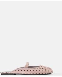 Pull&Bear - Ballerinas mit slingback und polka-dot-muster - Lyst