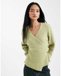 ASOS - Wrap Cardigan - Lyst