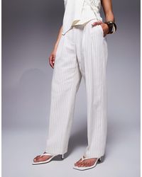 ASOS - Petite – elegante, gerade geschnittene hose - Lyst