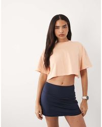 4505 - Icon Heavyweight Cotton Cropped T-shirt With Quick Dry Finish - Lyst