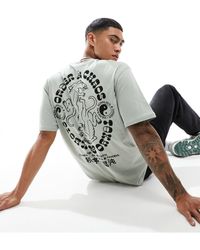 Only & Sons - T-shirt décontracté à motif tigre - sauge - Lyst