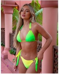 Moda Minx - X Amber Jepson - Amour - Braziliaans Bikinibroekje Met Gestrikte Zijkanten - Lyst