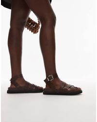 TOPSHOP - Jady Flat Sandal - Lyst