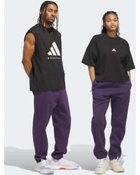 adidas Originals - – adidas basketball – unisex-jogginghose aus fleece - Lyst