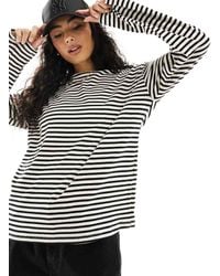 Pieces - Long Sleeve Super Soft T-Shirt - Lyst