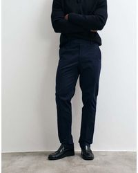 ASOS - Tailored Cotton Rich Slim Chino Trousers - Lyst