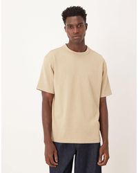 Mango - Cotton Mix Fine Knitted T-shirt - Lyst
