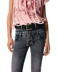 Desigual - – masha popova – geflochtener ledergürtel - Lyst