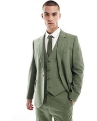 ASOS - Slim Suit Jacket With Wool - Lyst