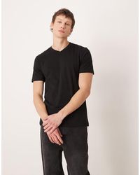 Mango - Relaxed Fit V-neck T-shirt - Lyst
