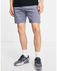 Bershka - Textured Jersey Shorts - Lyst