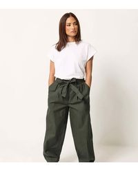 PixieGirl - Petite Poplin Barrel Trousers - Lyst